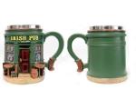 Vintage Irish Pub Mug - 3D Collectible Design