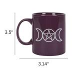 Purple Triple Moon Gothic Coffee Mug