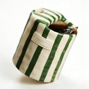 Retro Hand Painted 10oz Travel Coffee Mug