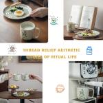 Microwave Safe Rustic Stoneware Coffee Mugs