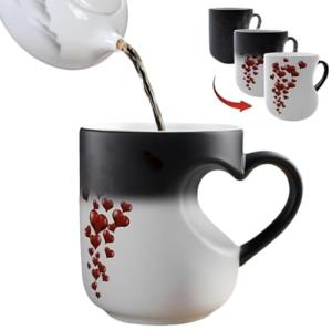 Heart-Shaped Color Changing Magic Mug 11oz