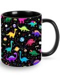 Funny Dinosaur Ceramic Coffee Mug - 11 oz Gift