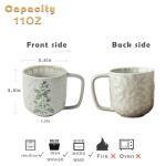 Microwave Safe Rustic Stoneware Coffee Mugs