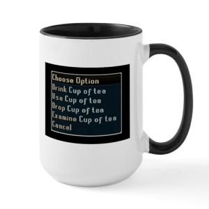 Runescape Novelty Mug – 15 oz Ceramic Cup