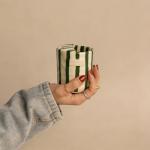 Retro Hand Painted 10oz Travel Coffee Mug