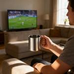 Set of 4 Double-Walled Stainless Steel Mugs