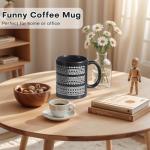 Funny Hidden Message Coffee Mug - Black