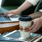 Large Travel Coffee Mug with Lid, 16.5 oz