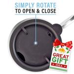 Set of 2 Stainless Steel Travel Coffee Mugs