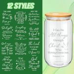 Set of 12 Inspirational Christian Coffee Mugs