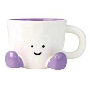 Cute Ceramic Coffee Mug - 12 oz Purple