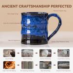 Midnight Blue Ceramic Coffee Mug - 15oz