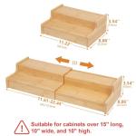 Expandable Bamboo Mug Holder and Organizer