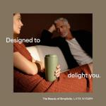 LARS NYSØM Thermo Coffee Mug-to-go with Strap 17oz | Travel Mug with Insulation | Leak Proof Stainless Steel Thermal Tumbler with Pattern Design for Coffee and Tea to Go