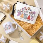 Havawish 3 Pcs Paraprofessional Gift for Women Paras Makeup Bag Cosmetic Bag 11 oz Paras Coffee Mug and Keychain Paraprofessional Appreciation Gift for Counselor Tutor Paraeducator Teacher Assistant