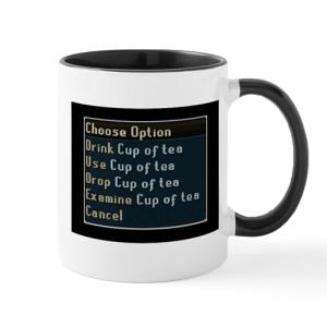 CafePress Runescape Cup Of Tea Novelty Mug Mugs 11 oz (325 ml) Ceramic Coffee Mug