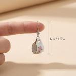 Mismatched Pink Ceramic Teacup and Saucer Earrings, Charming Dining Inspired Dangle Pair, Lightweight Porcelain Material and Smooth Hook Design for Daily Wear Accessory