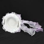 MYAYD Women's Lolita Hair accessories Tea Cup Top Hat Court Rococo Spanish flat Hat for Halloween party (Purple)