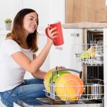 Momugs 20 OZ Simple Pure Red Mug (Set of 2) Plain Large Tall White Ceramic Milk Tea Coffee Mug with Handle as A Gift for Dad Mom Friends, 2pcs