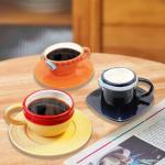 parknshop Anime Novelty Coffee Mugs Merch,Straw Hat Coffee Mug Tumbler with Plate,Ceramic Tea Milk coffee Cup Office Cup Gifts for Halloween,Christmas,Birthday, Anniversary