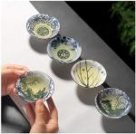 Kungfu Teacup,Chinese Long-Quan Celadon Teacup,Set of 6