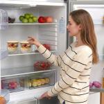 DOPUDO Vintage Glass Coffee Mugs, Overnight Oats Containers With Lids,Glass Cup With Sealed Lid and Spoon,Glass Coffee Mugs, Coffee Bar Accessories, Ideal for Cappuccino, Latte(2-Pack,14oz)