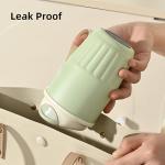 14oz Portable Insulated Coffee Cup with 316 SS Liner: Non-slip Bottom, Built-in Drawstring & Exquisite Design,Cream Wind(Daisy Green/Glacier Blue/Sakura Pink),Perfect for Coffee Lovers (Sakura Pink)