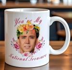 You're My National Treasure Coffee Mug, Funny Ceramic mug 11oz, Perfect for movie fans, microwave and dishwasher safe.