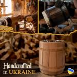 MyFancyCraft MFC Beer Mug 10 OZ - Coffee Mug - Beer stein - Wooden beer mug - Stainless Steel Cup - Handmade Gifts for Men - Fathers Day, Christmas or Birthday Gift Idea - Men Mug - Classic Brown