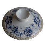Liang baobao Traditional Gaiwan Tea Set with Lid and Saucer Handmade Ceramic Tea Cup Flower Porcelain Teacups 10oz