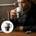 TECHPLUS Spark Plug Mug - Engine-Themed Coffee Cup, 250ml Personalized Drinkware for Car Lovers, Mechanics, and Office Use