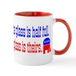 CafePress Democrats Vs. Republicans Mug 11 oz (325 ml) Ceramic Coffee Mug