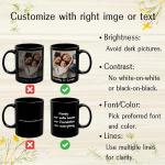 Custom Mug with Photo, Image, Text or Company Logo including Pet Photos – 11oz – Ideal for Gifts for Family and Friends including Birthdays, Anniversaries and Christmas