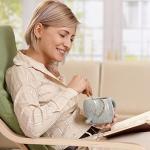 Tea Mug Elephant Cup Ceramic 15oz Tea Mug with Tea Bag Holder Ceramic Green Unique Cup Great for a Tea Lover