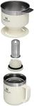STANLEY Perfect Brew Pour Over Set | 12 oz Camp Mug with Lid Included | Drip Coffee Maker with Reusable Filter | Insulated Stainless Steel | BPA-Free | Cream Gloss