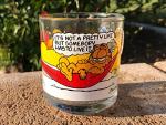 McDonald Glass Garfield & Odie Coffee Mug 1978 Vintage Collectible Jim Davis [Hammock]