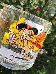 McDonald Glass Garfield & Odie Coffee Mug 1978 Vintage Collectible Jim Davis [Hammock]