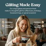 NOVA CERAMICS Large Coffee Mug - Ceramic Coffee Mug - Coffee Cups with Handle - 16 oz Coffee Mugs - Microwave & Dishwasher Safe - Gifts For Women Men Him Her - 16oz - Monsoon