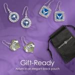 Inspired Silver - Coffee Travel Mug - Silver Dangle Earrings for Women - Unique Charm Earrings French Hook Drop - Women's Dangly Earrings Jewelry Gift