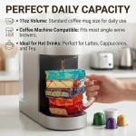 BUENLY Chapter Book Mug Novelty Coffee Mugs, Novelty 3D Painted Books Coffee Mug, 11Oz Books Stack Glass Cup Gift for Readers (1pcs)