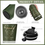 Pickmesh 3 Pcs Male Nurse Gifts Set 17 oz Coffee Tumbler A5 Leather Journal with Ballpoint Pen Nurse Appreciation Gift for Office Valentines Graduation Men Nursing CRNA Gifts (Green)