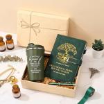 Pickmesh 3 Pcs Male Nurse Gifts Set 17 oz Coffee Tumbler A5 Leather Journal with Ballpoint Pen Nurse Appreciation Gift for Office Valentines Graduation Men Nursing CRNA Gifts (Green)