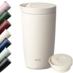 KIVY Travel Coffee Mug Tumbler [24h Cold | 6h Hot] Reusable Insulated Coffee Tumbler Stainless Steel - Spill Proof Coffee Travel Mug - Leakproof 12oz Insulated cup to go - Dishwasher Safe, BPA Free