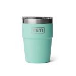 YETI Rambler 16 oz Stackable Tumbler, Vacuum Insulated, Stainless Steel with MagSlider Lid, Seafoam