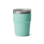 YETI Rambler 16 oz Stackable Tumbler, Vacuum Insulated, Stainless Steel with MagSlider Lid, Seafoam