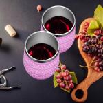 Geiserailie 12 oz Funny Message Coffee Mug Birthday White Elephant Gifts Stainless Steel Mug Insulated Tumblers Wine Cup Gag Gift for Employee Appreciation Friends Family Coworkers(Classic,Pink)