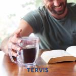 Tervis Kelly Ventura - Eucalyptus Made in USA Double Walled Insulated Tumbler Travel Cup Keeps Drinks Cold & Hot, 16oz Mug with Handle, Classic