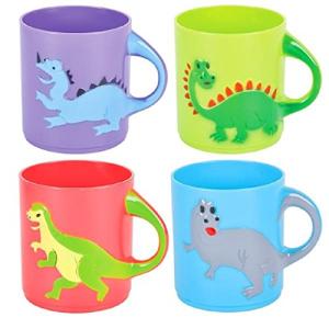 Rhode Island Novelty Dinosaurs Mugs Assorted Colors and Designs One Dozen