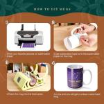 Joyclub 12 Set Sublimation Mugs Blank 15 oz Coffee Mugs Bulk White Ceramic Cups with Handle Tazas Para Sublimar for Coffee Latte Tea Milk Soup DIY Gifts