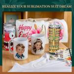 Joyclub 12 Set Sublimation Mugs Blank 15 oz Coffee Mugs Bulk White Ceramic Cups with Handle Tazas Para Sublimar for Coffee Latte Tea Milk Soup DIY Gifts